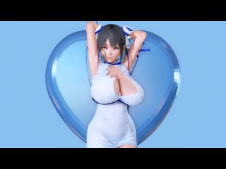 hestia - dancing trend; big tits; big boobs; big breasts; 3d sex porno hentai; (by @arcadia) [danmachi]